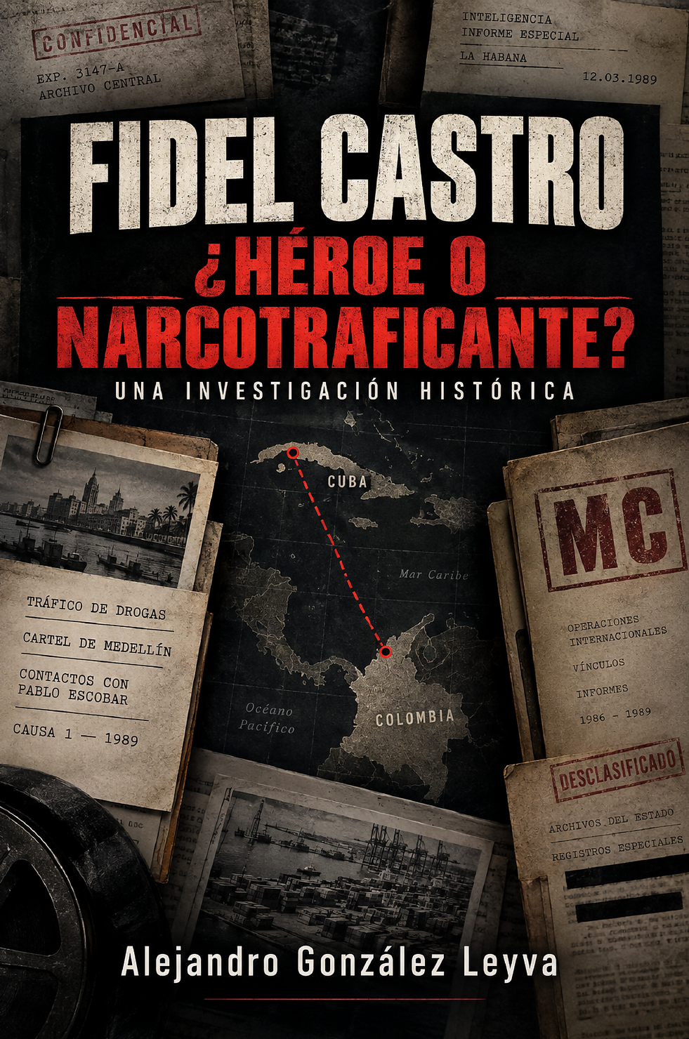 Portada de Fidel Castro: ¿Héroe o narcotraficante?
